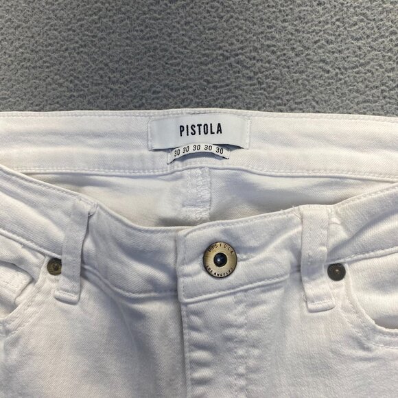 Pistola Denim Women's White Jeans Skinny ,Size 30,Stretch - Picture 9 of 9